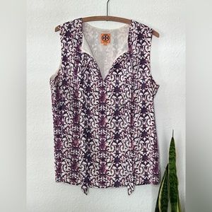 Tory Burch sleeveless blouse with tie (10)